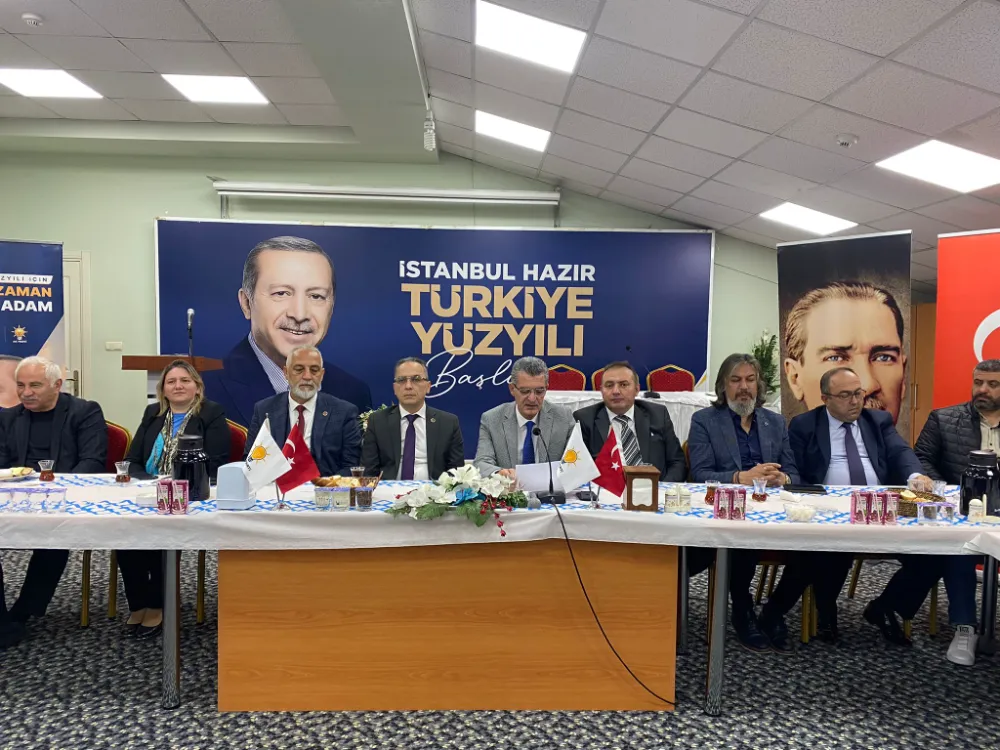 AK PARTİ VE MHP İLÇE BAŞKANLIKLARI MUHTARLARLA BİR ARAYA GELDİ