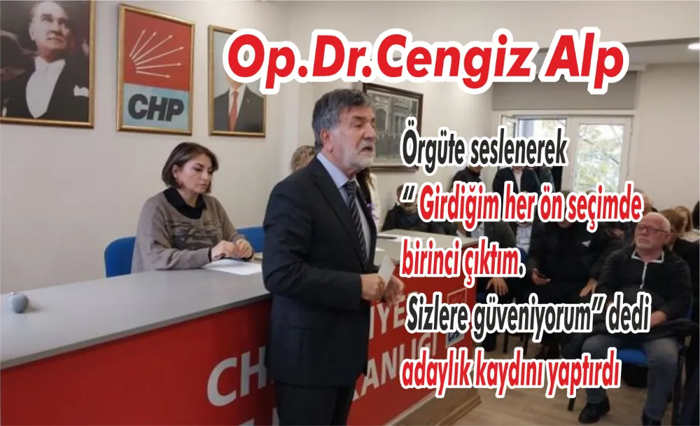 Op.Dr.Cengiz Alp CHP Sarıyer Belediye Başkan Aday Adayı 