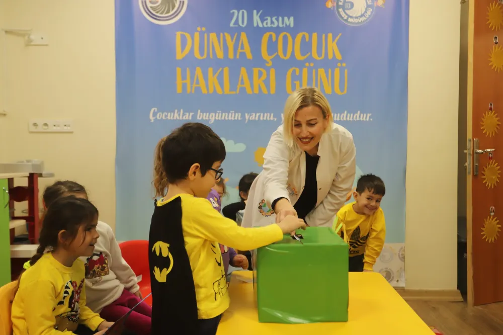 Kartal Belediyesi kreşleri, “10 Aralık İnsan Hakları ve Demokrasi Haftası