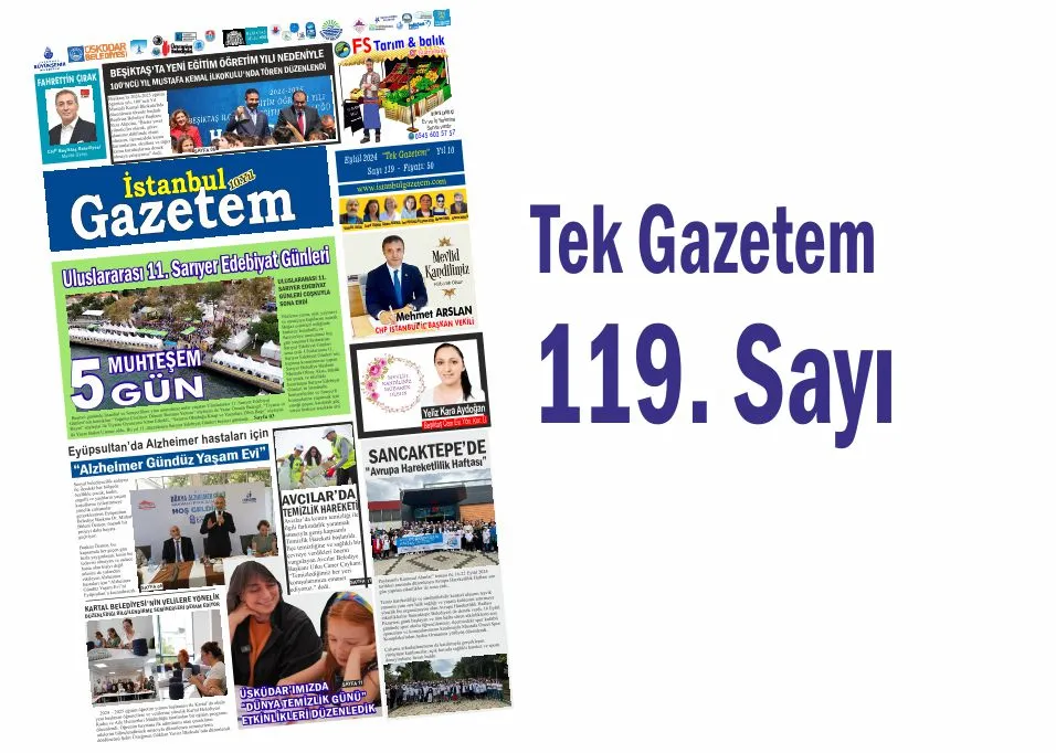 Kartal yerel gazetesi , İstanbul Gazetem 119 Sayısı çıktı