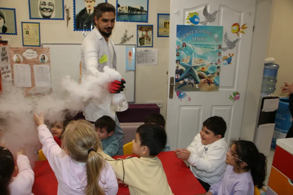 Kartal Belediyesi kreşlerinde “Yes To Science” bilimsel eğitim projesi uygulanıyor