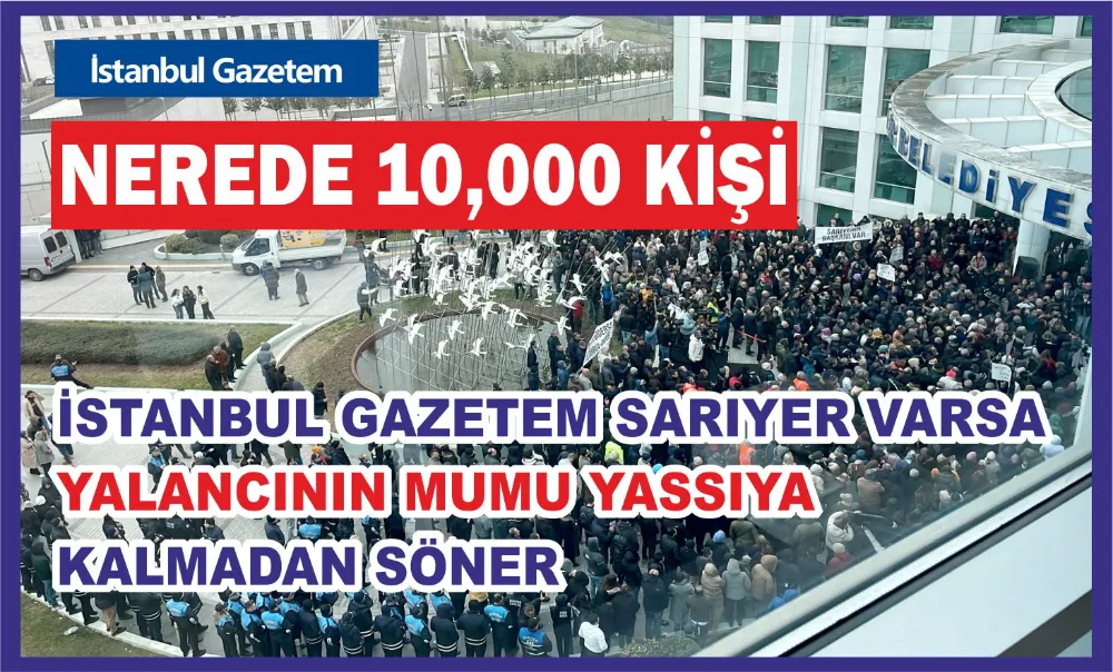 ŞÜKRÜ GENÇ BY BY , YALANLARA SON VEREN İSTANBUL GAZETEM SARIYER İÇİN YAZDI! 