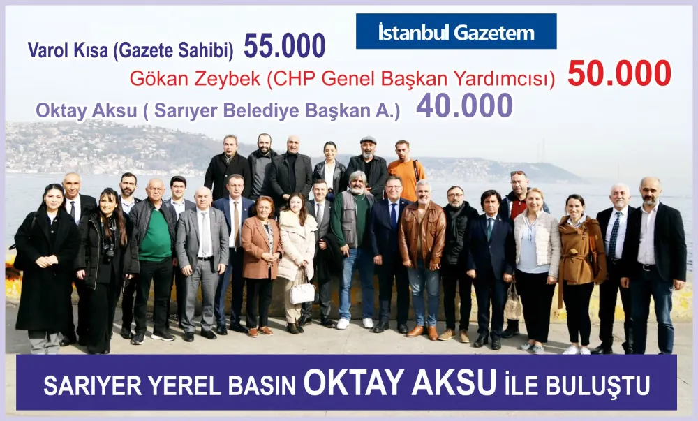 Sarıyer Yerel Basını, CHP Sarıyer Belediye Başkan Adayı Vet. Hek. Mustafa Oktay Aksu ile buluştu