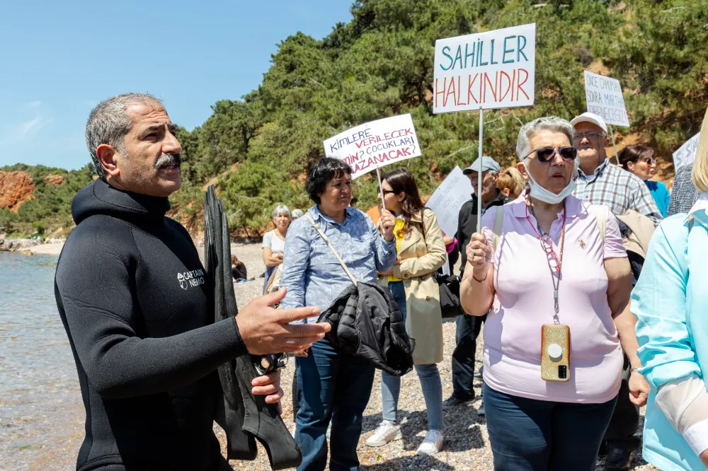 Adalar Belediye Başkanı Ali Ercan Akpolat’tan Su Altında Eylem! 