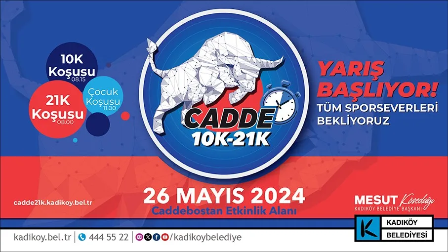 KADIKÖY’DE CADDE 10K-21K KOŞULARI İÇİN GERİ SAYIM BAŞLADI, İstanbul Gazetem 