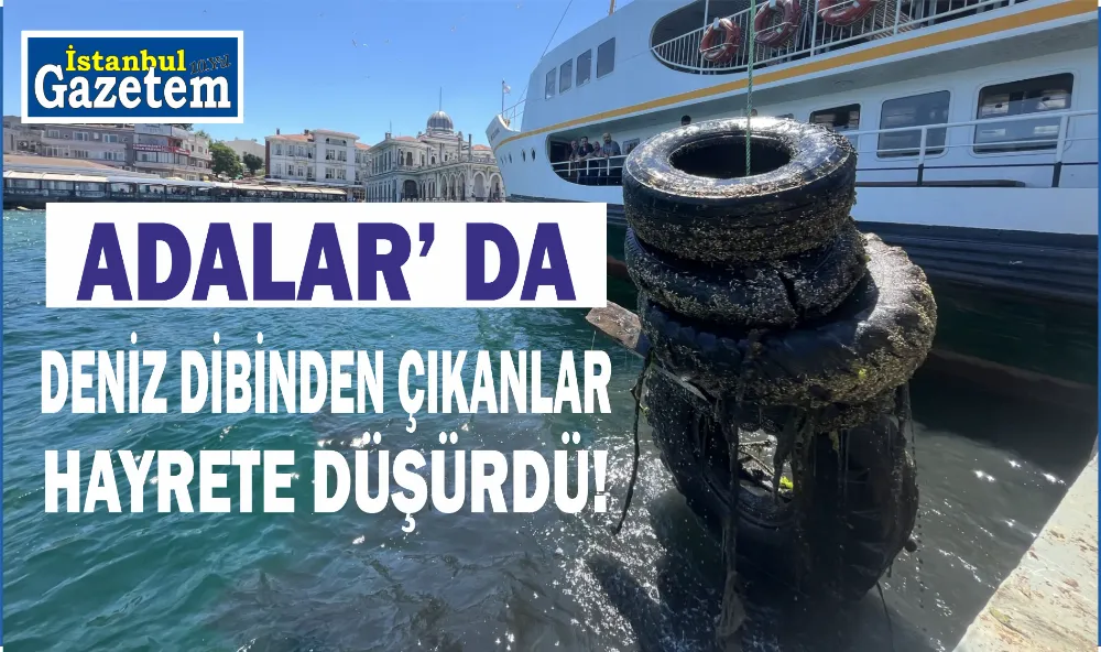 Adalar Belediye Başkanı Ali Ercan Akpolat, Deniz dibi temizliği yaptı