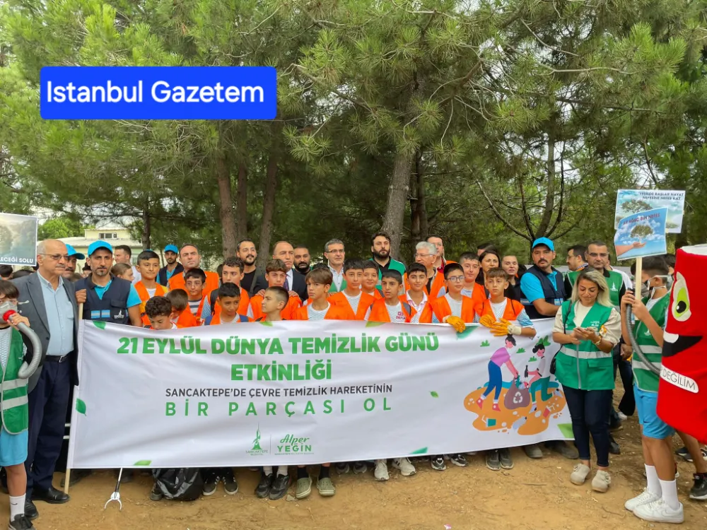 Sancaktepe Belediyesi Ekipleri, Dünya Temizlik Günü’nde Gönüllülerle El Ele Verdi