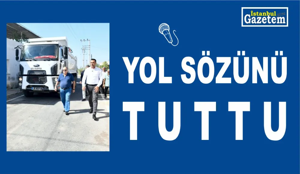 Başkan Yıldız Kaklıç’ta yol sözünü tuttu