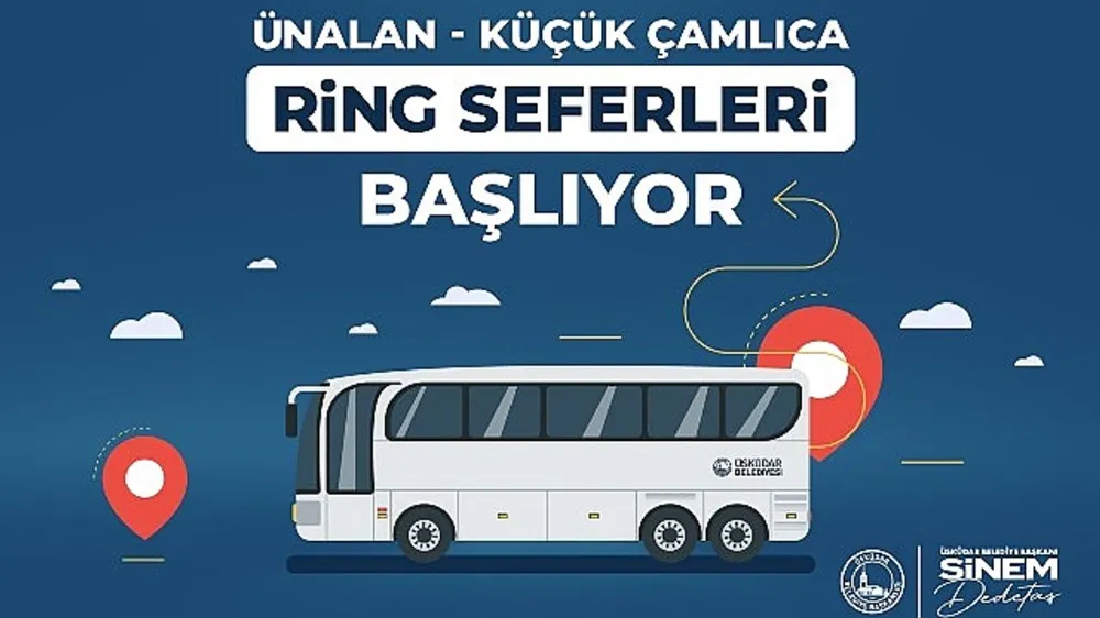 Üsküdar Belediyesi, Ünalan ve Küçük Çamlıca yeni bir ring hattı seferini başlatacak