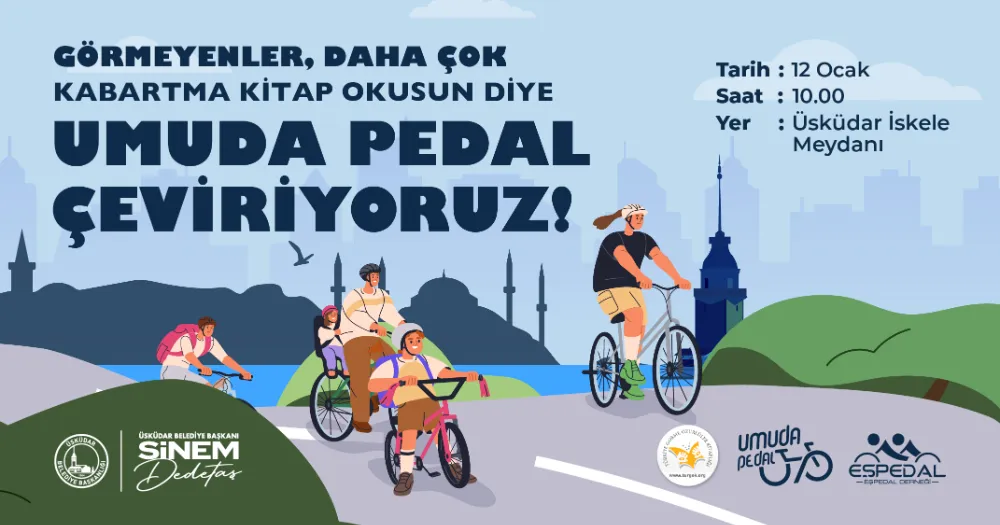 ÜSKÜDAR’DA UMUDA PEDAL ETKİNLİĞİ