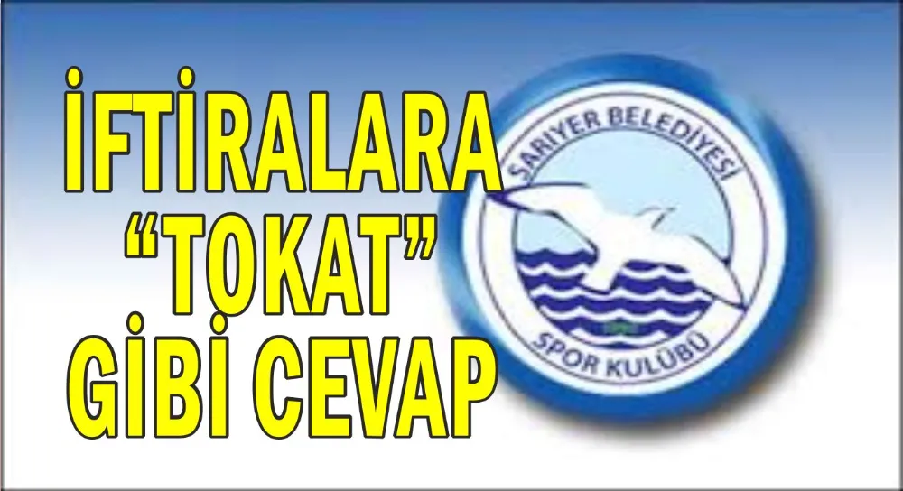 Sarıyer Belediyesi Spor Kulübü, Ulusal Basından gelen, İftiralara cevap verdi