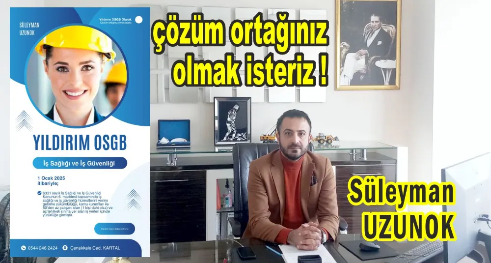 YILDIRIM OSGB ailesi olarak çözüm ortağınız olmak isteriz !