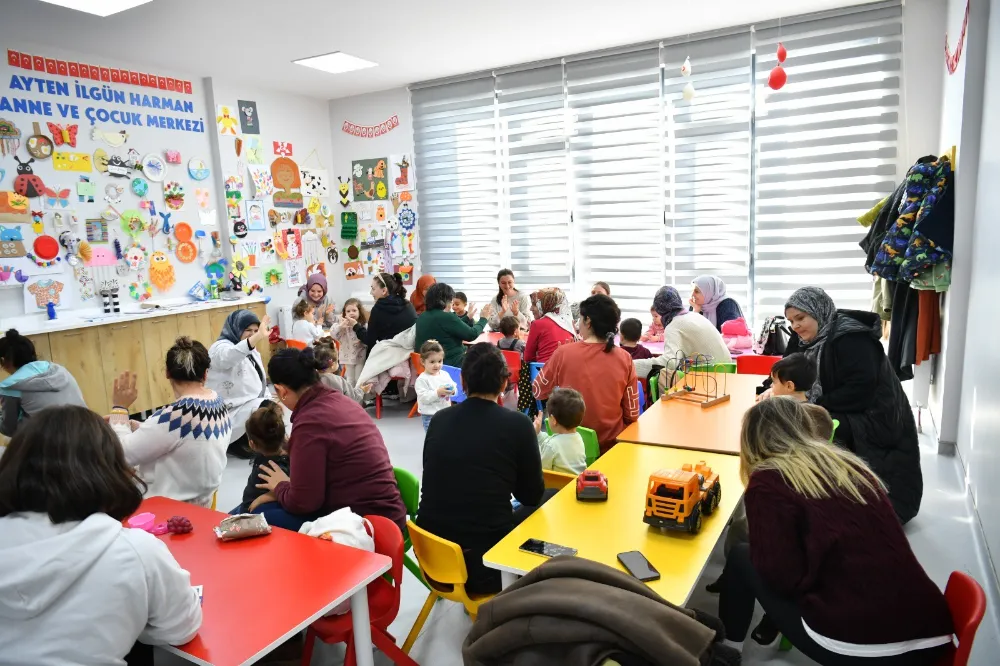 Beylikdüzü Belediyesi tarafından hayata geçirilen anne ve çocuk merkezleri