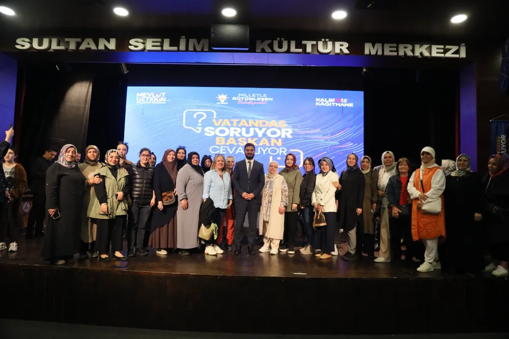 KÂĞITHANE’DE HİZMETLER MAHALLE MAHALLE ANLATILDI, Kağıthane