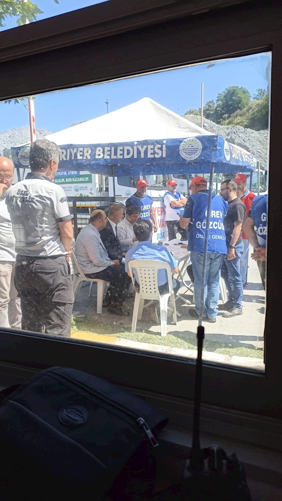 Sarıyer’de işçiler grevde