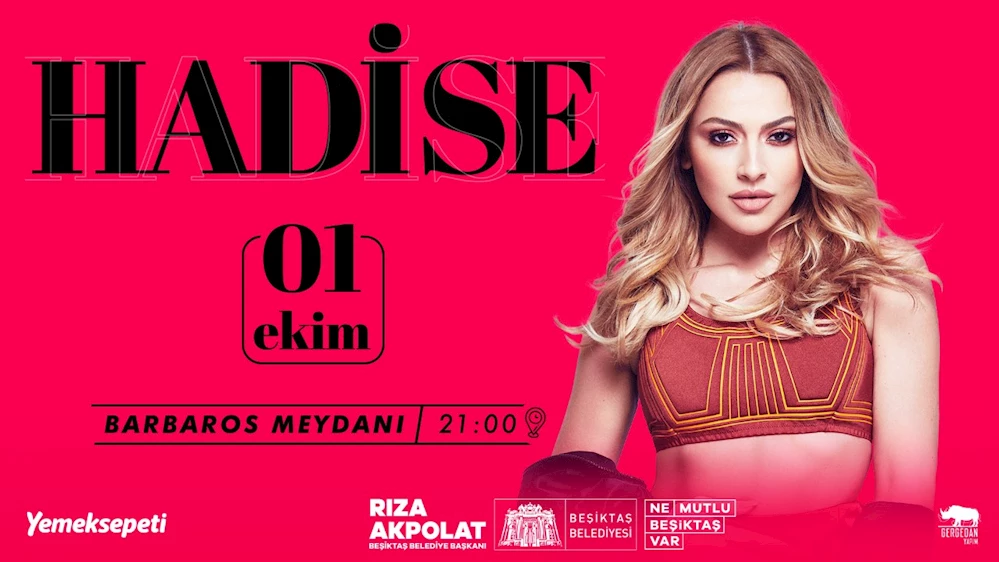 BEŞİKTAŞ FESTİVALİ’NDE KAPANIŞ KONSERİ HADİSE’DEN!