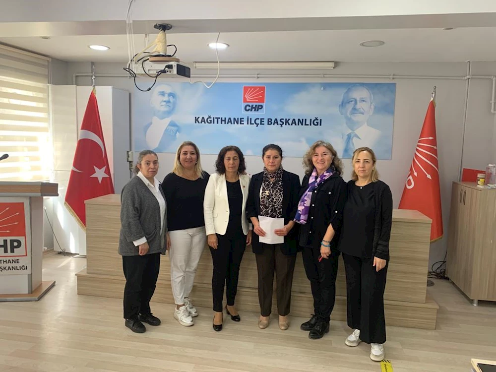 CHP Kağıthane Kadınkolları Başkanlığı  Basın açıklaması