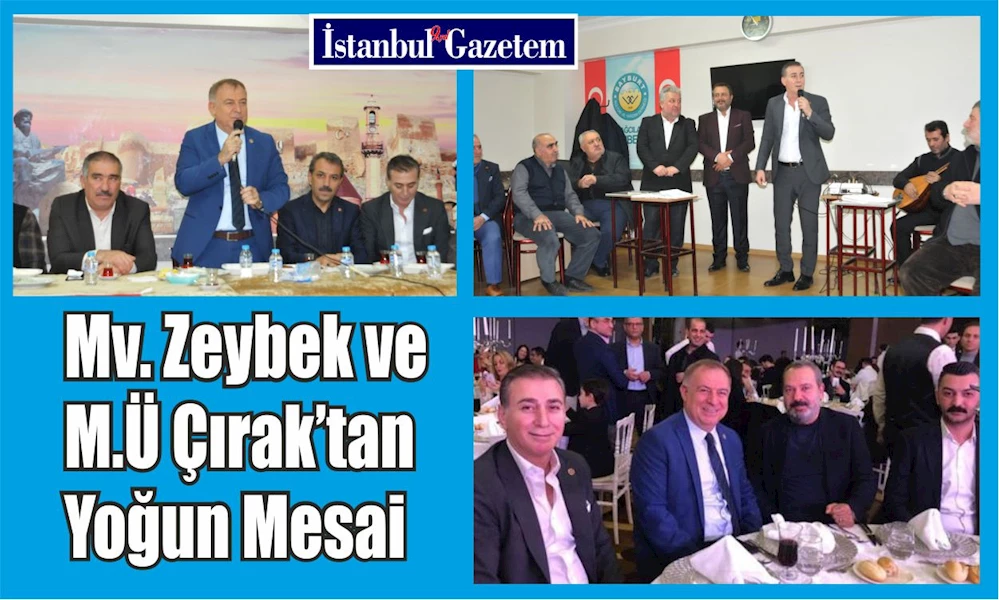 Mv. Gökan Zeybek ve Meclis Üyesi Fahrettin Çırak