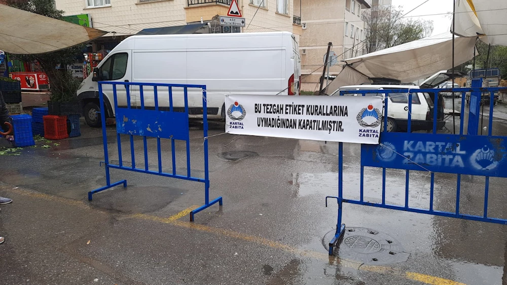 Kartal Belediyesi Zabıta ekipleri göz açtırmadı